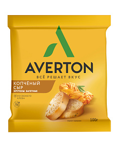 Гренки ржаные Averton Копченый сыр 40 г